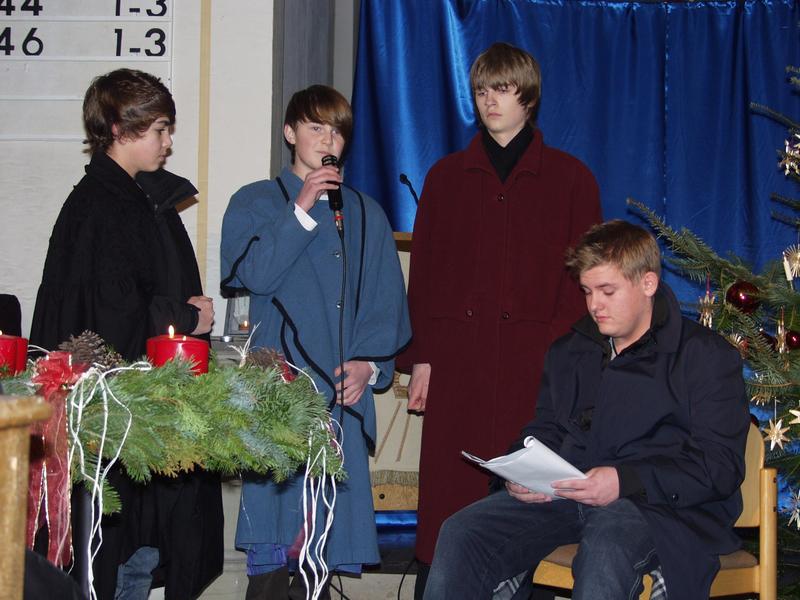 Foto: Edgar Griese Weihnachttspiel der Konfirmanden
